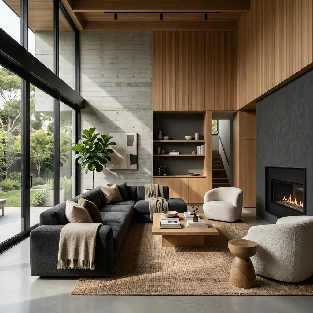 Luxury living space design by Dwaraa Archilabs, Hyderabad